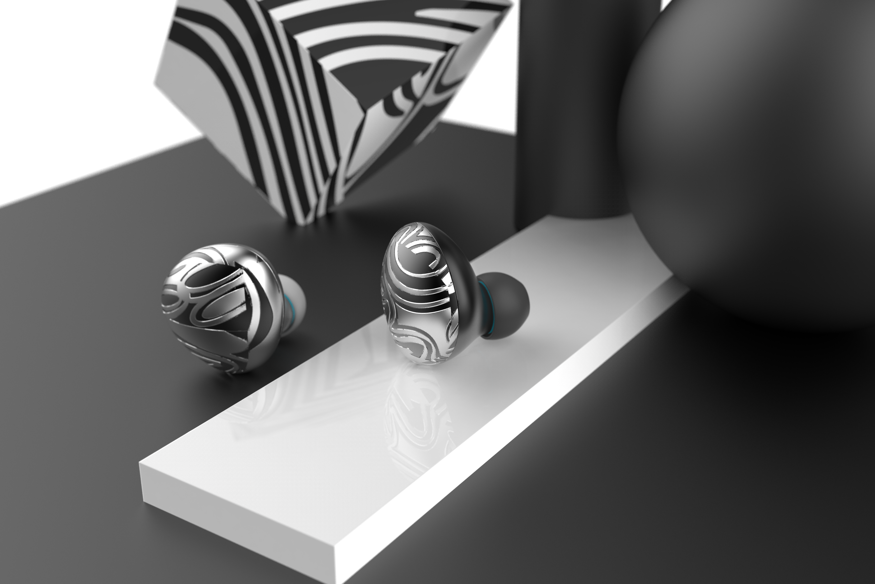 headset，fashion，Smart Wearable，Artistic sense，Niche design，