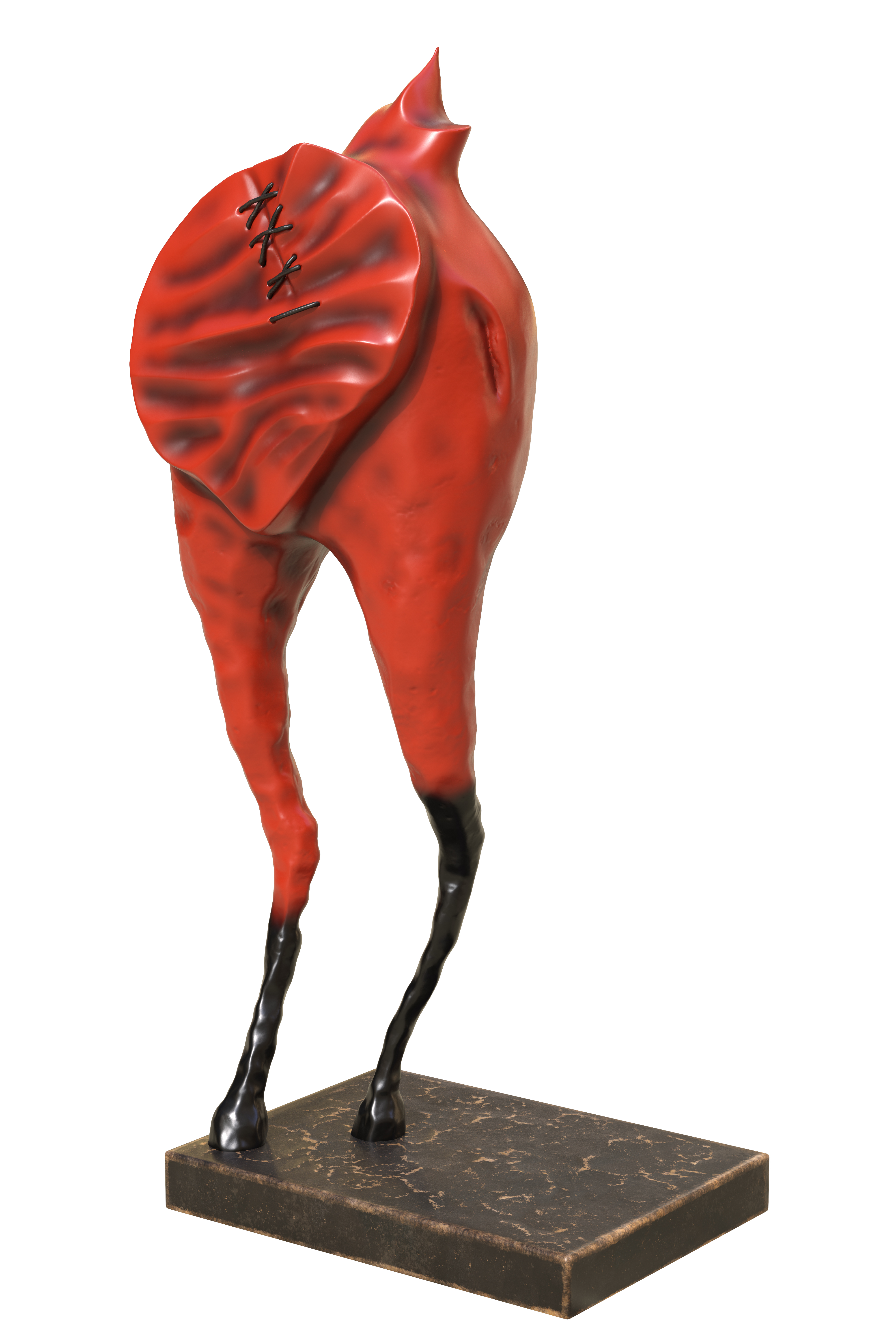 Chicken leg，Sculpture，carving，furniture，modeling，Render，originality，Design，