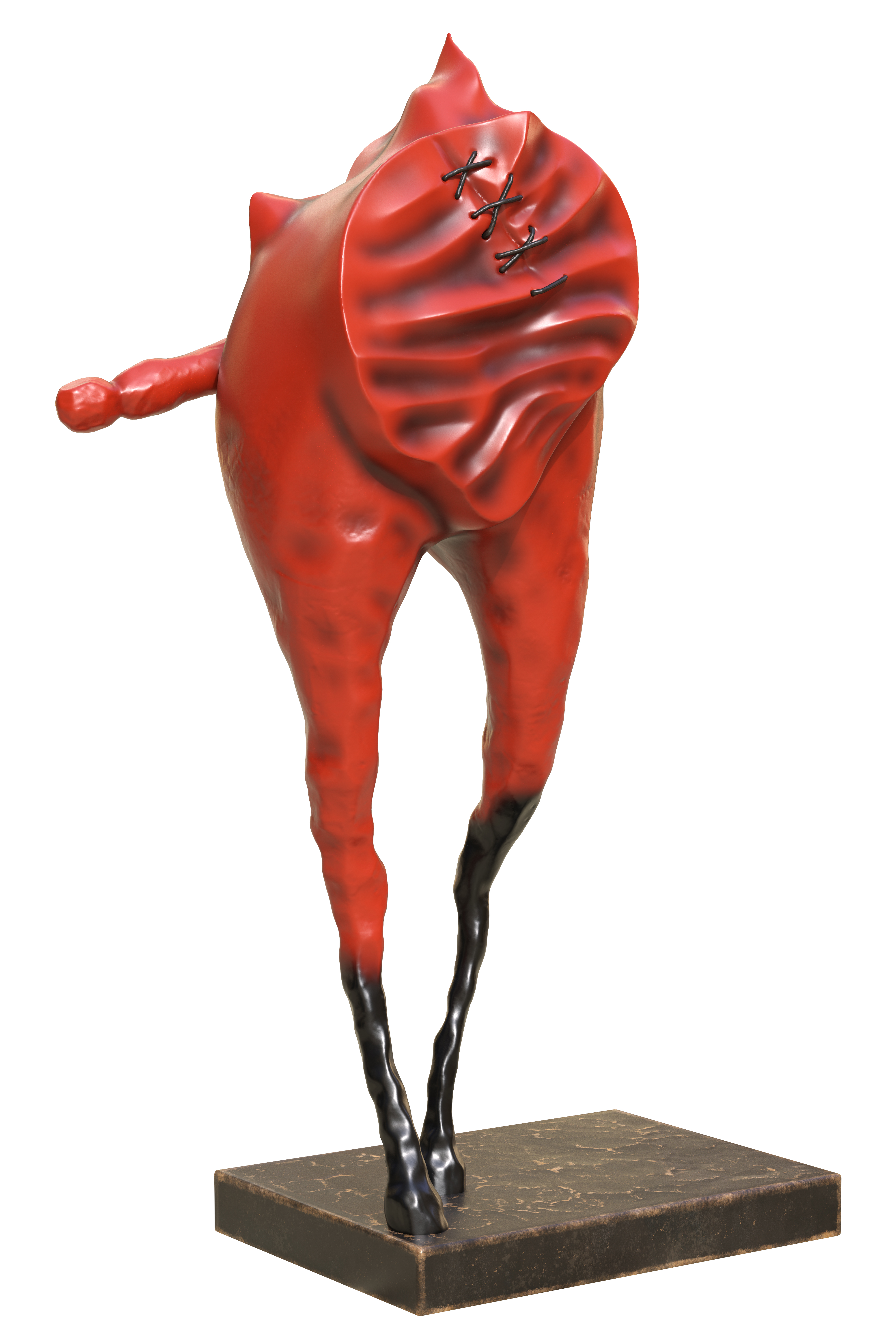 Chicken leg，Sculpture，carving，furniture，modeling，Render，originality，Design，