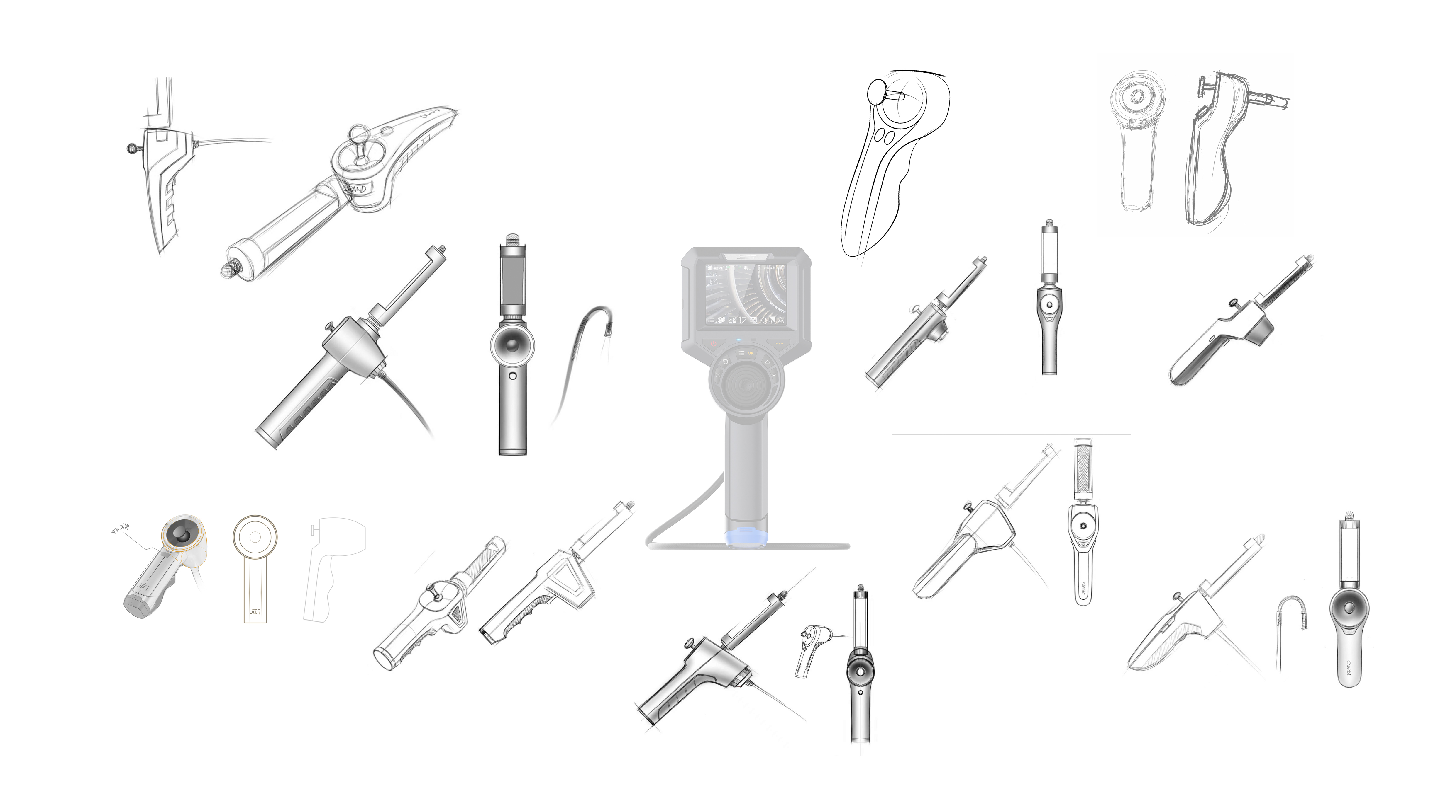 # Endoscope# Lever Principle #360 Bending Guide，