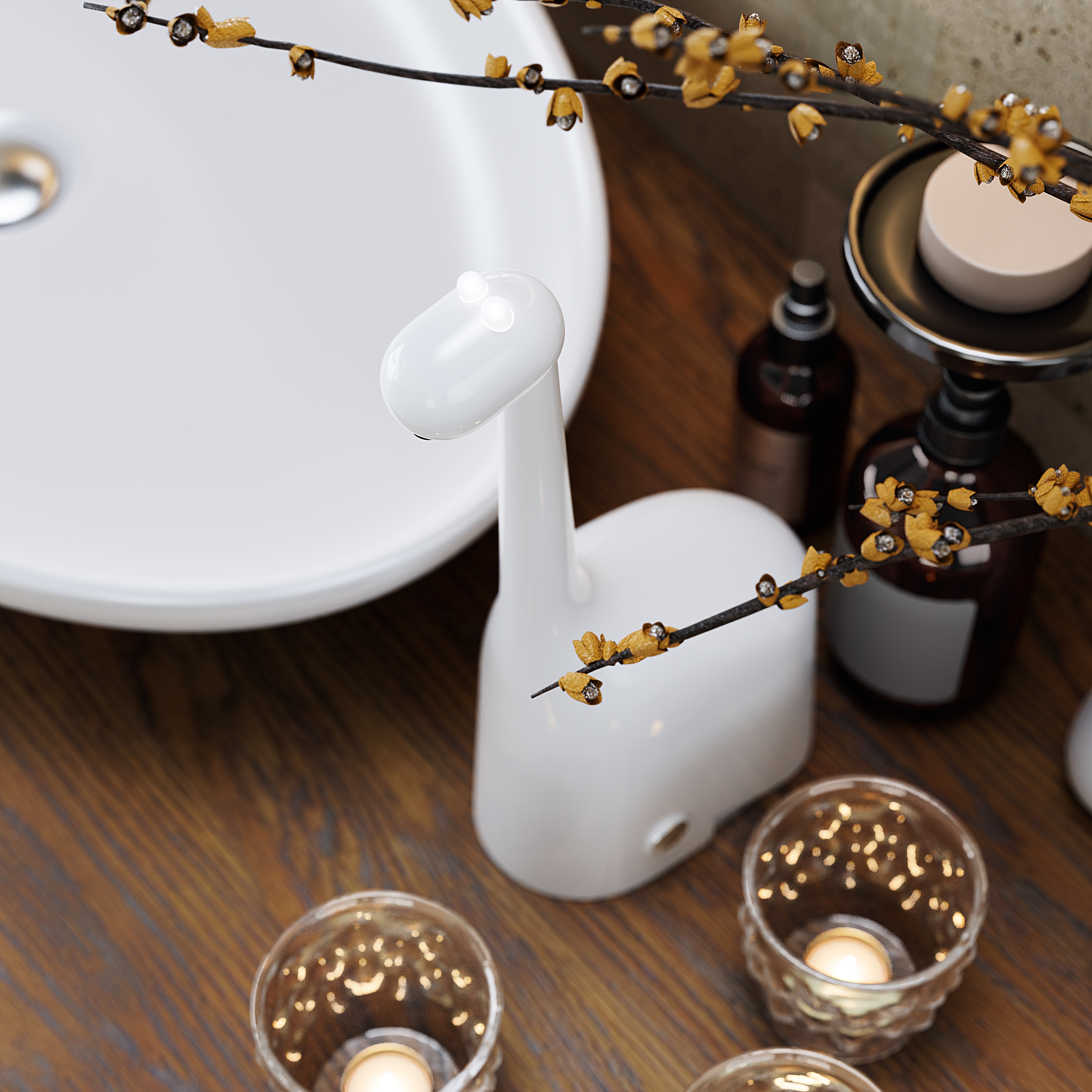 giraffe，Liquid soap，automatic，Children's products，Home Furnishing，product design，3D rendering，three-dimensional，