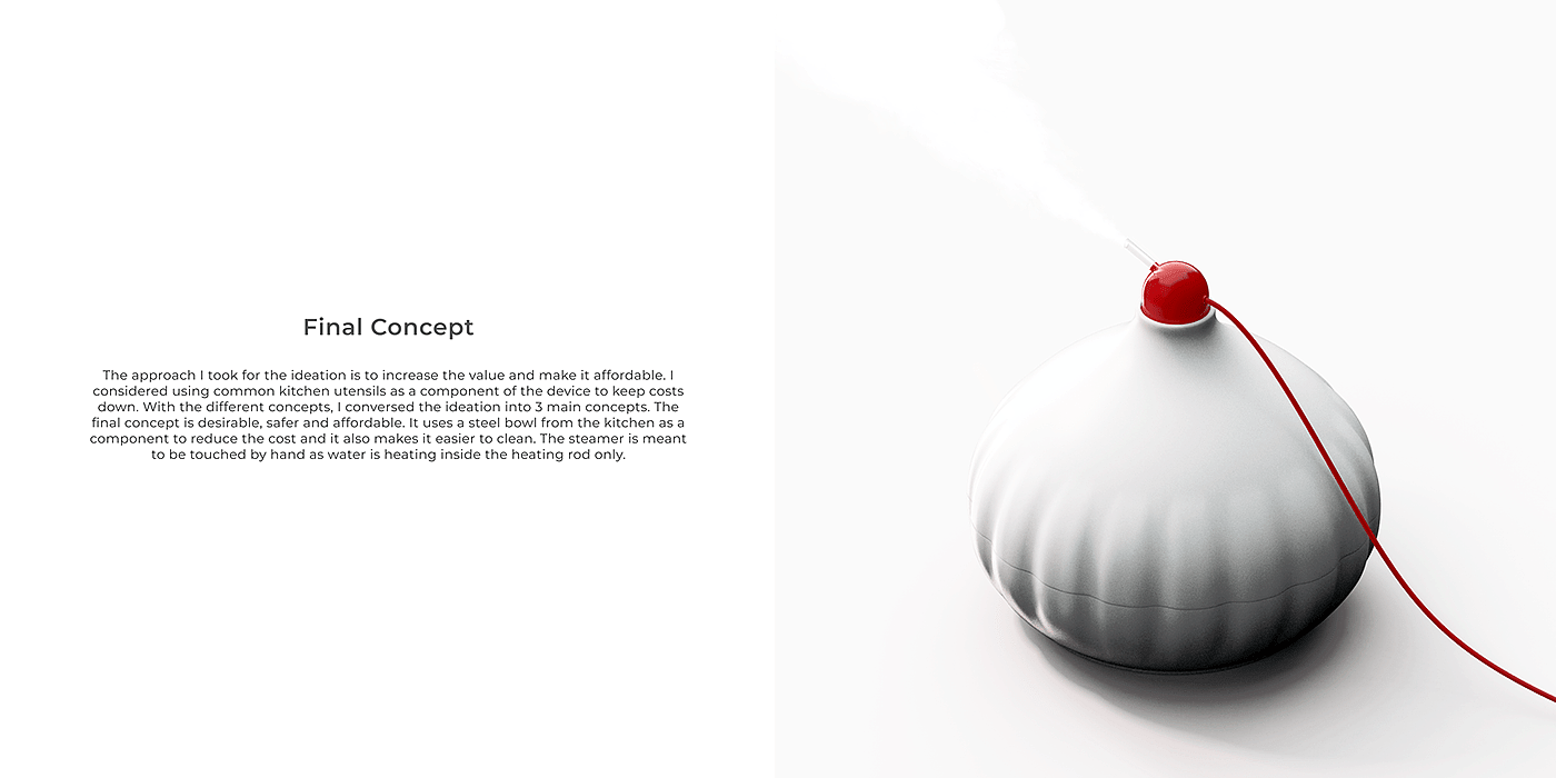 product design，Medical design，Steam inhaler，innovate，MOMO STEAMER，