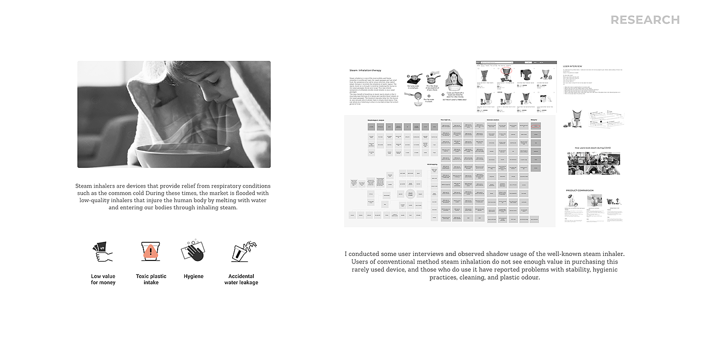 product design，Medical design，Steam inhaler，innovate，MOMO STEAMER，