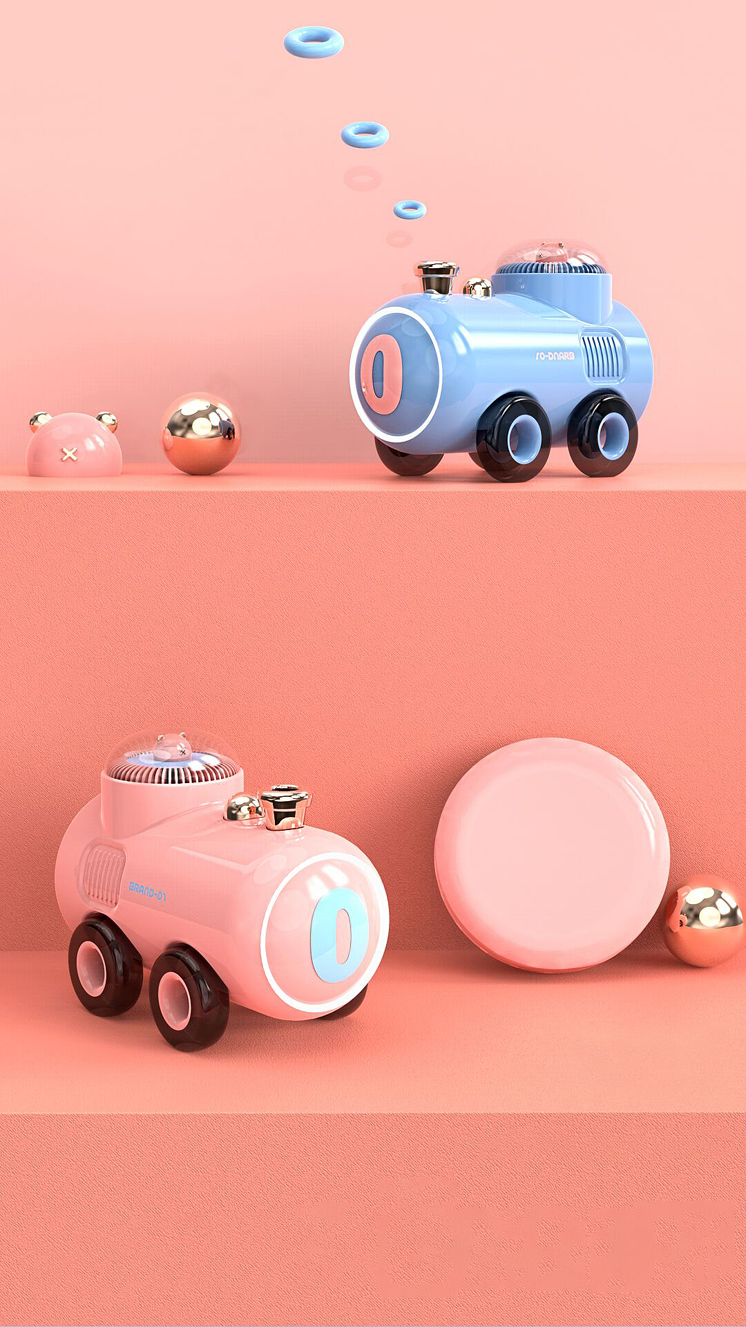 Humidifier，industrial design，household electrical appliances，Render，Ornaments，