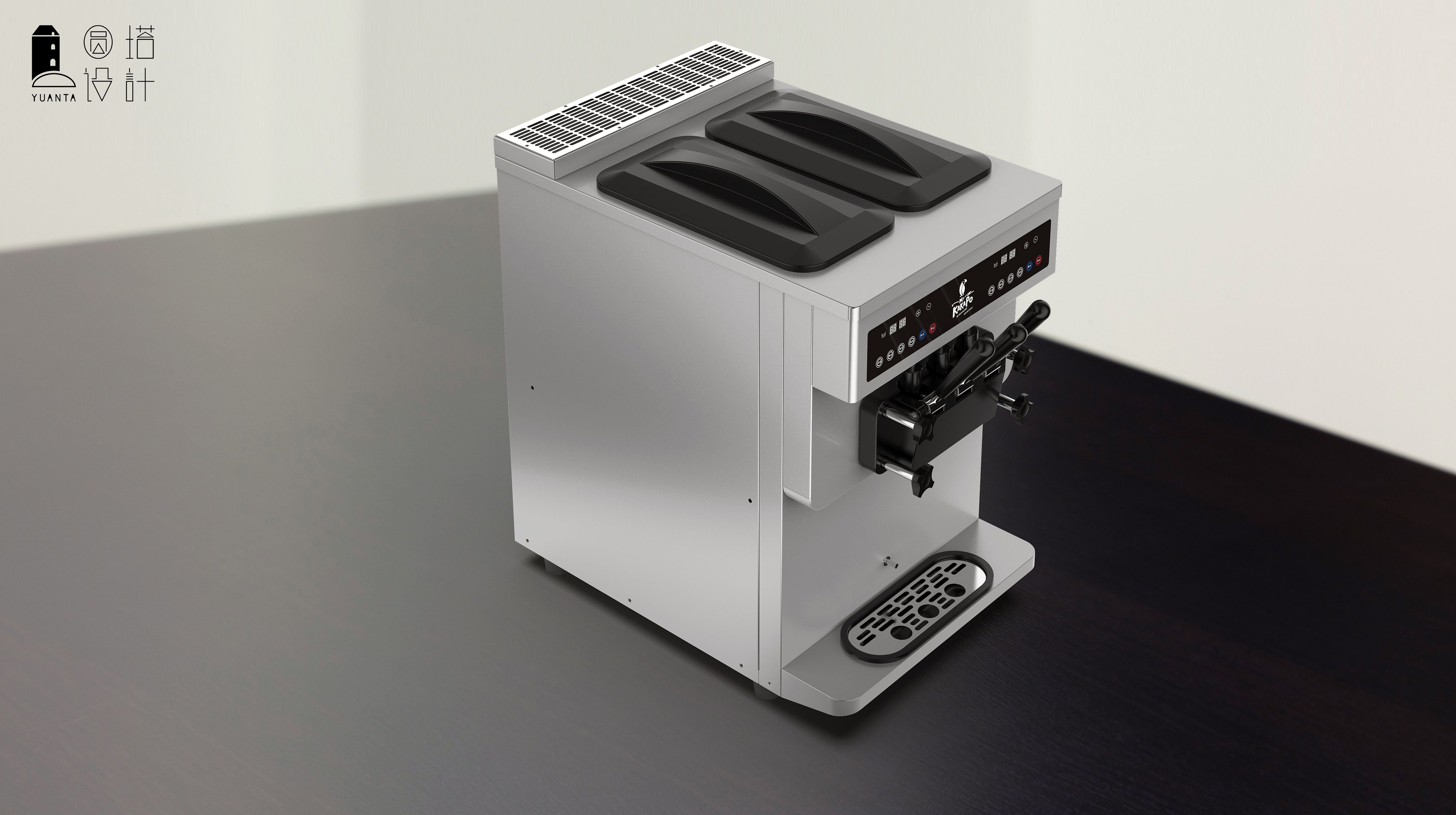 Ice cream machine，industrial design，