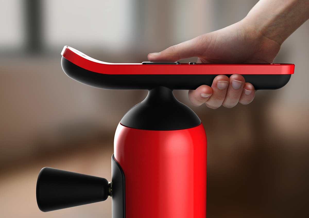 Fire Extinguisher，Aerosol tank mechanism，Molded aluminum alloy，polyurethane，brass，Release button，Sliding lock，