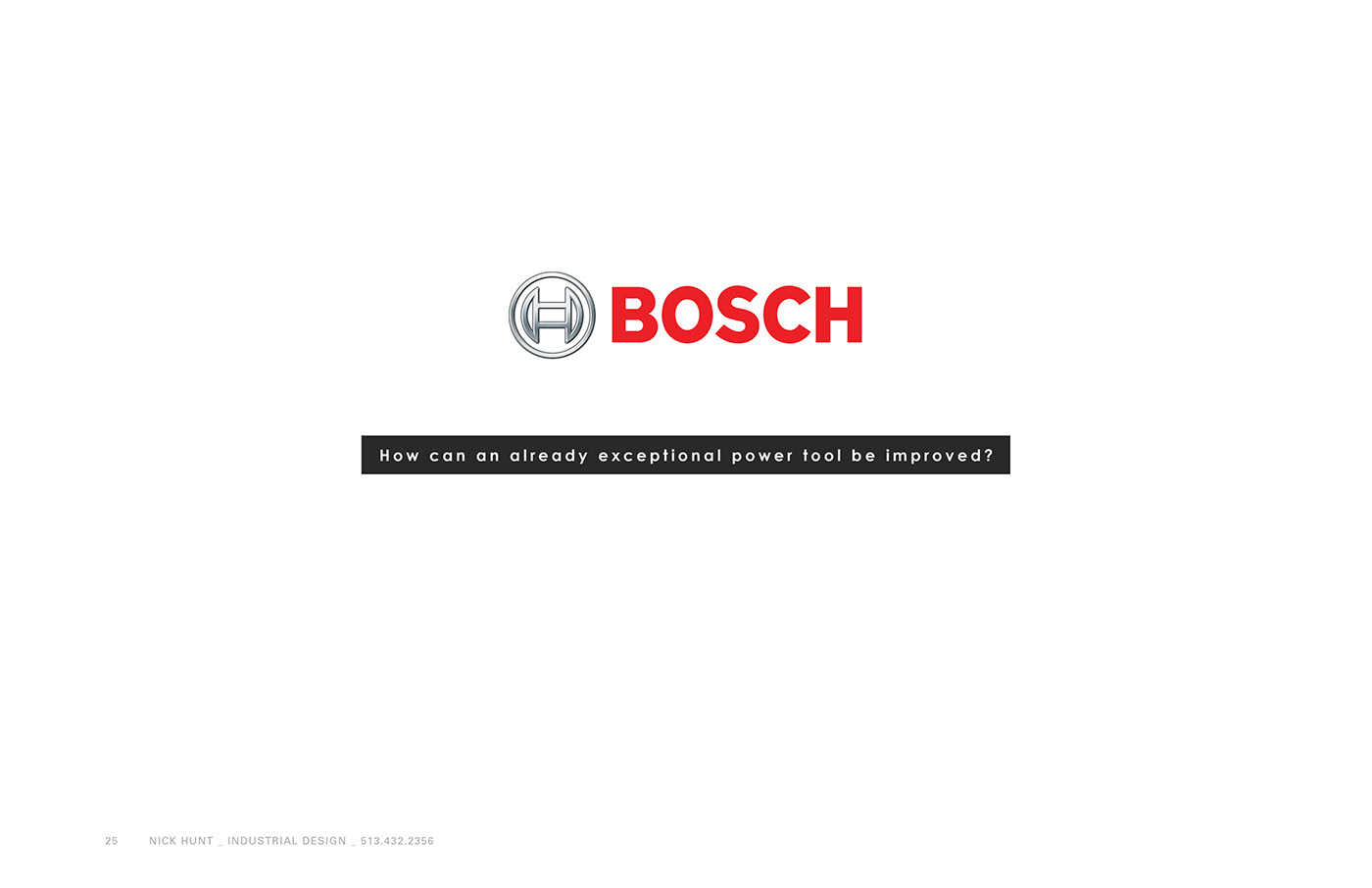 Reprint，Bosch ，tool，Redesign，