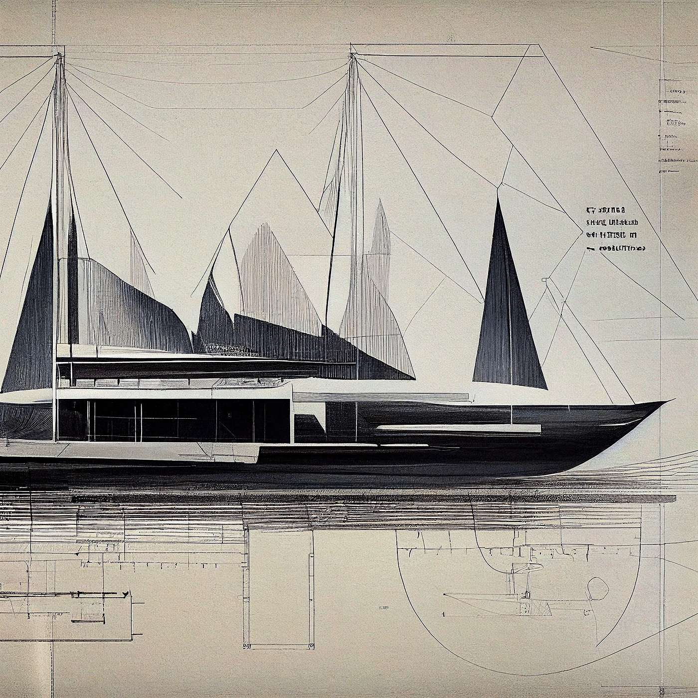 Design sketch，Yacht Design ，yacht，product design，