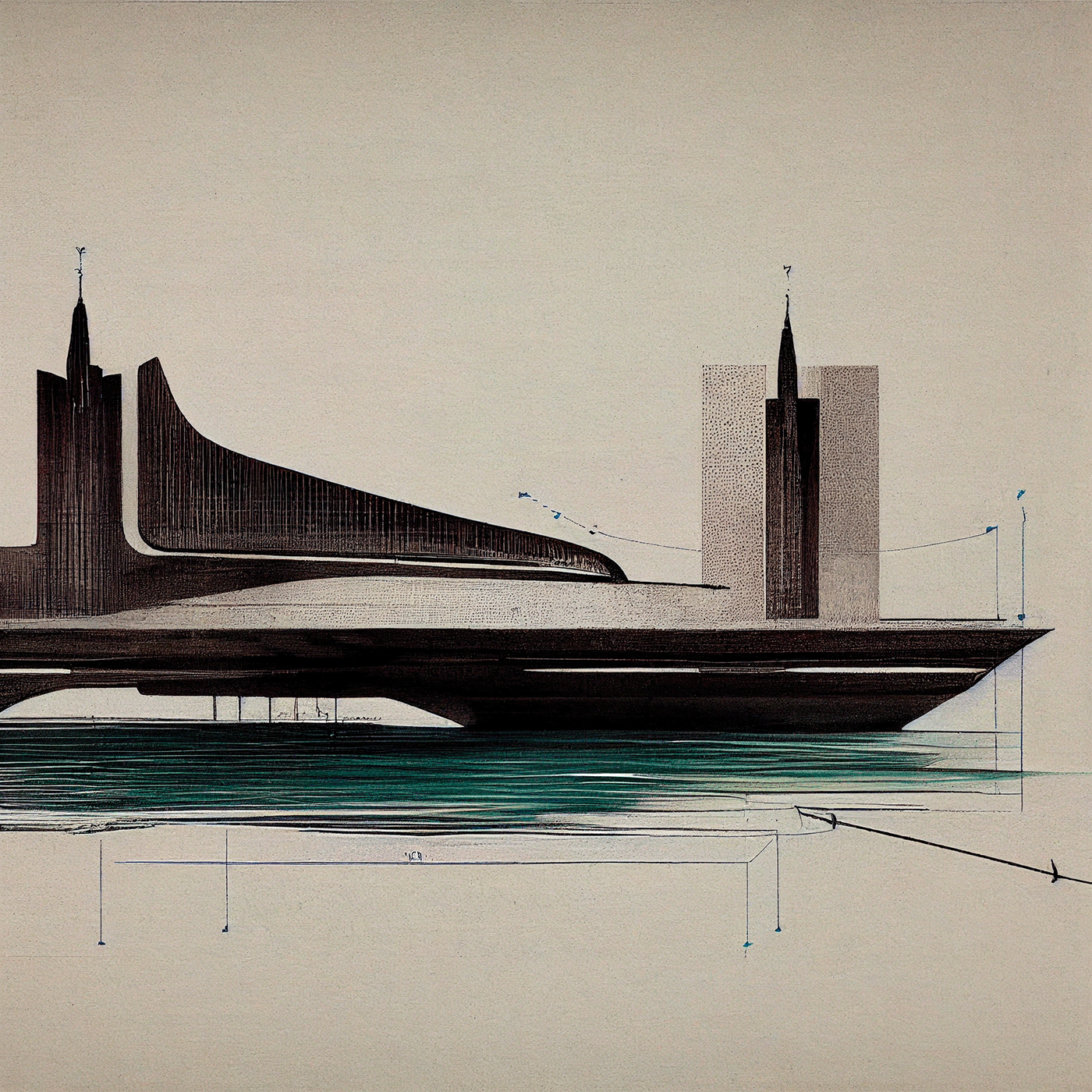 Design sketch，Yacht Design ，yacht，product design，