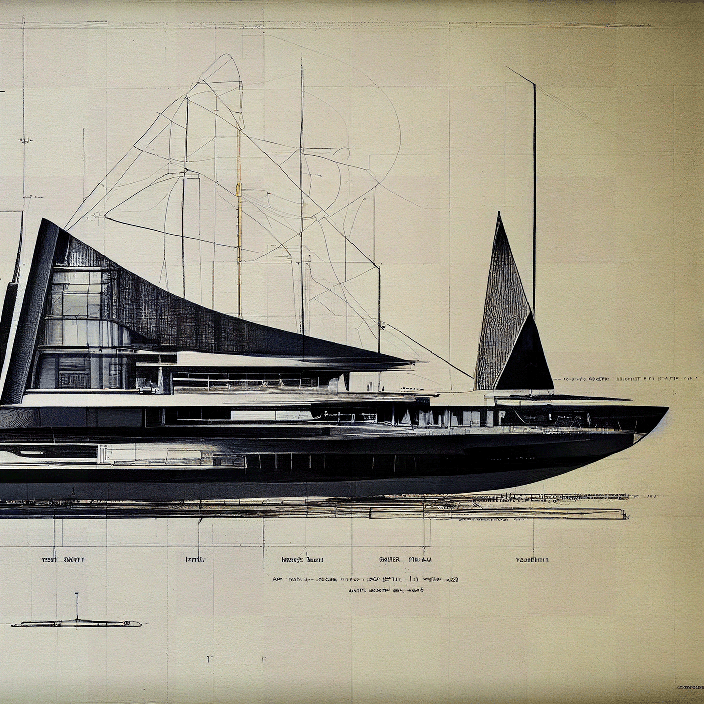 Design sketch，Yacht Design ，yacht，product design，