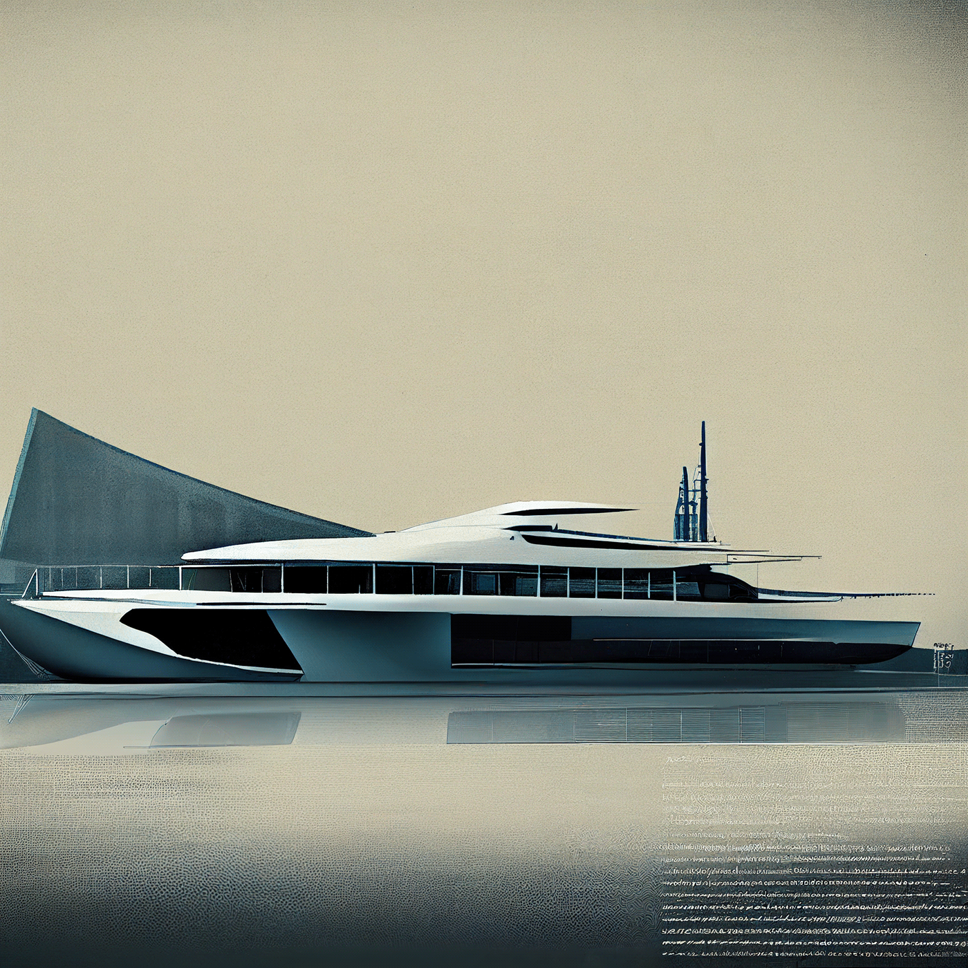 Design sketch，Yacht Design ，yacht，product design，