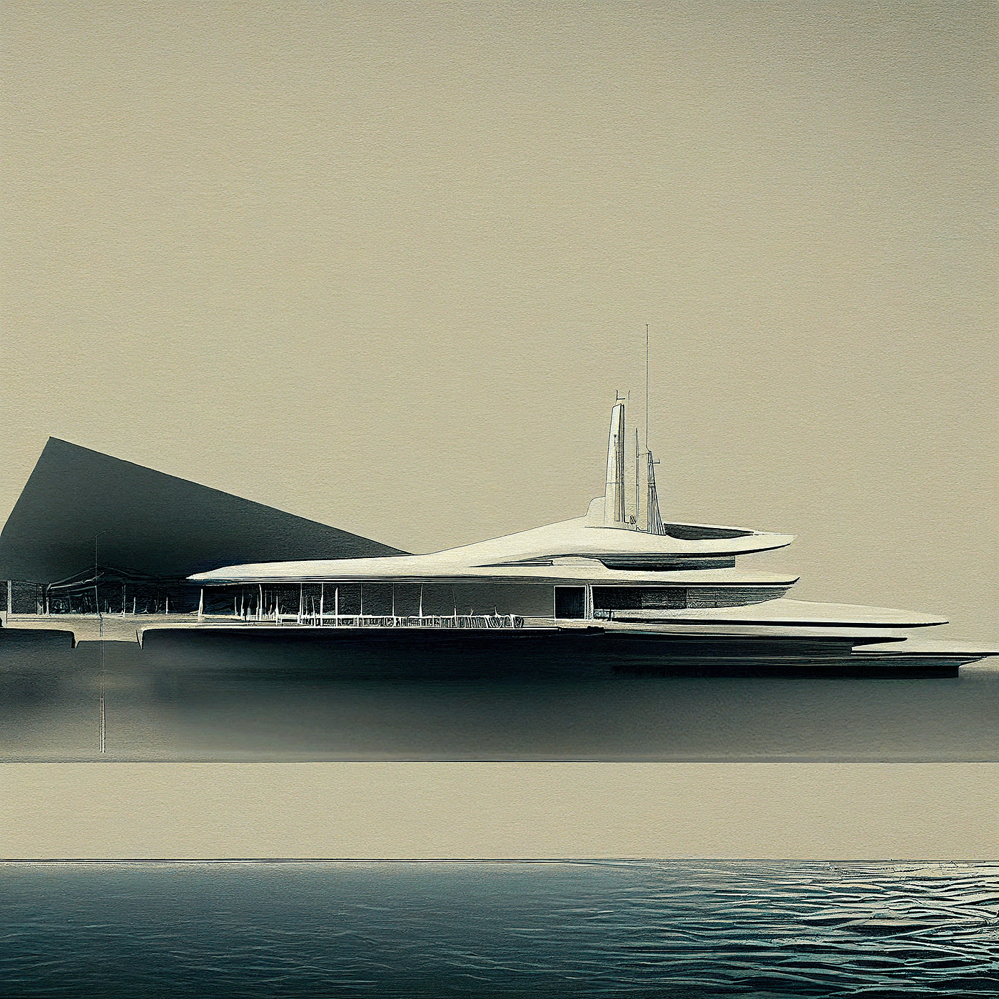 Design sketch，Yacht Design ，yacht，product design，