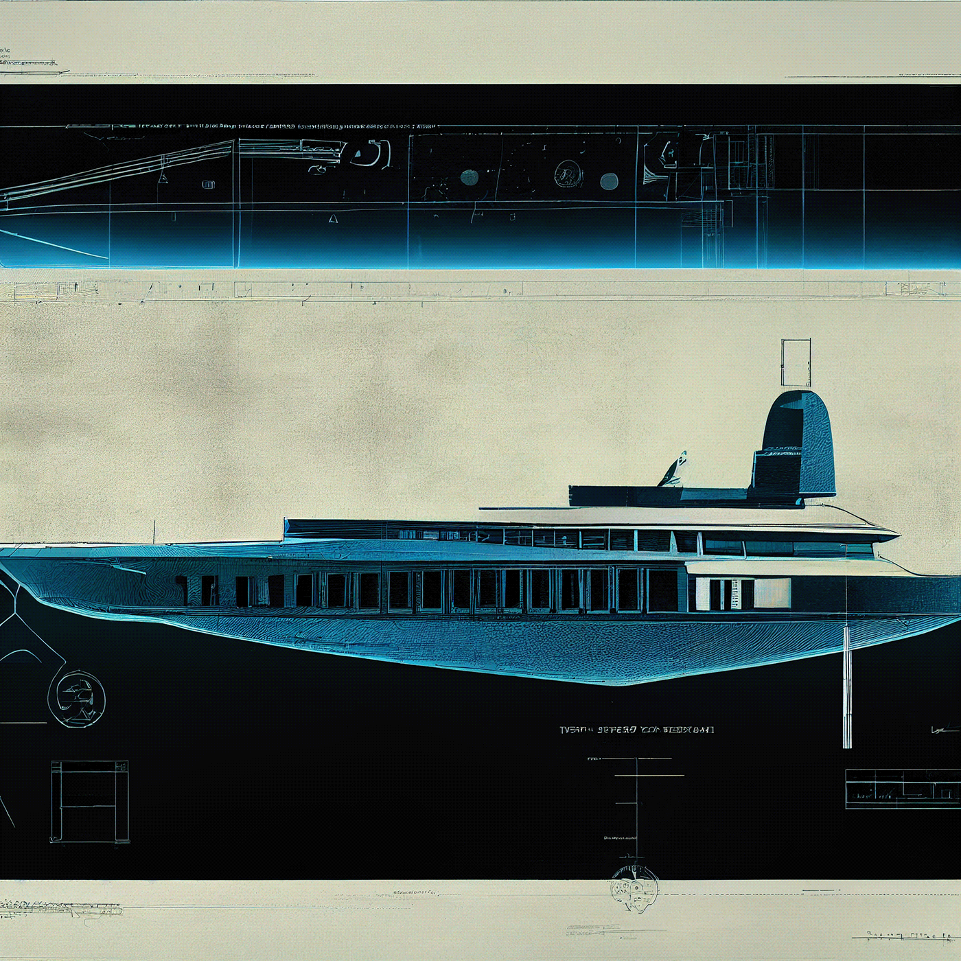 Design sketch，Yacht Design ，yacht，product design，