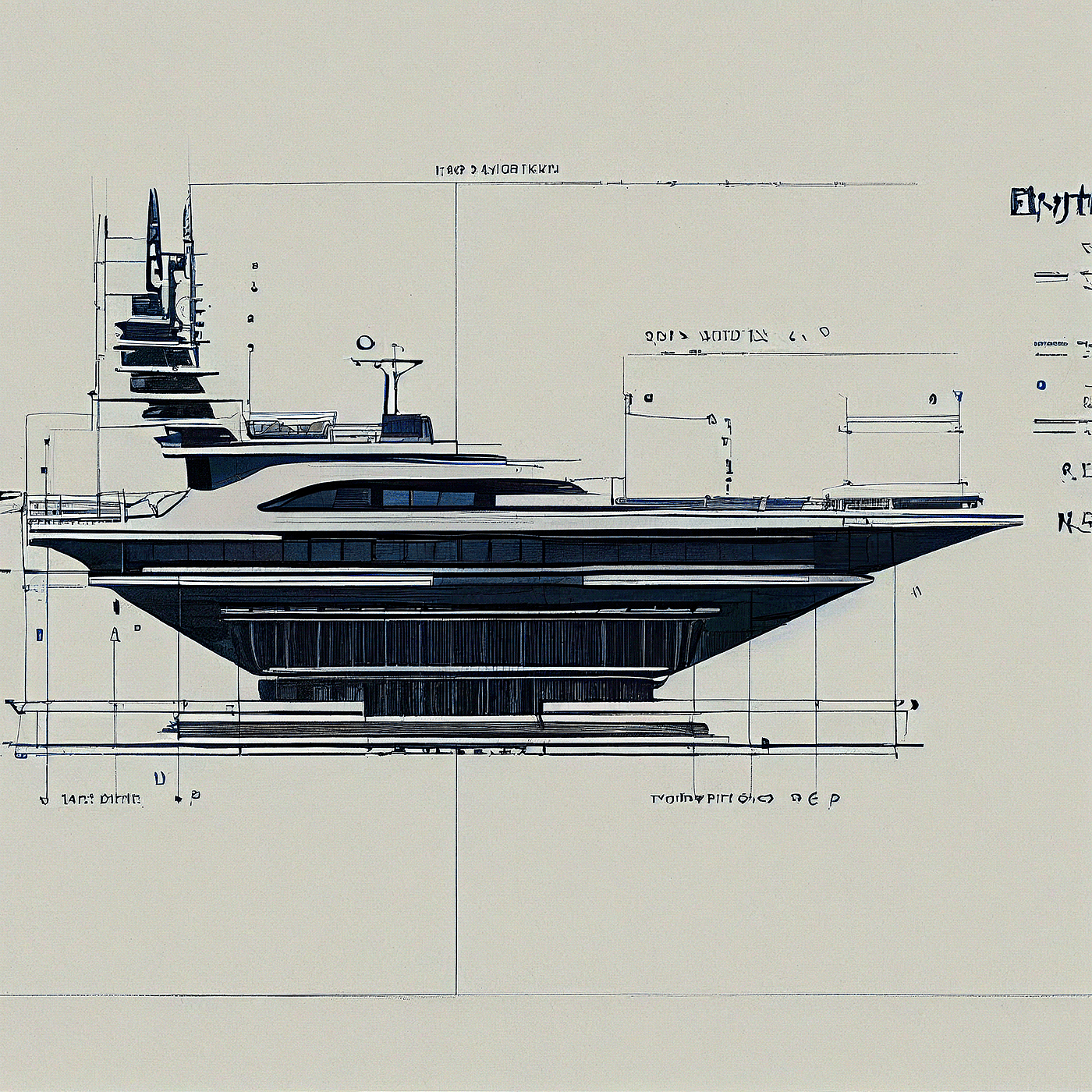 Design sketch，Yacht Design ，yacht，product design，