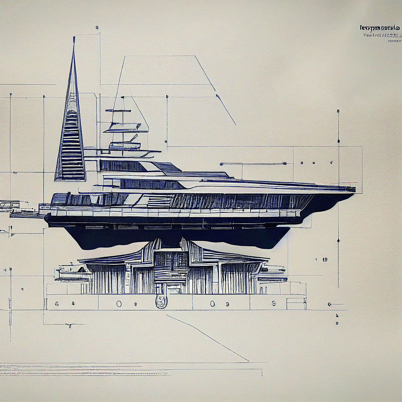 Design sketch，Yacht Design ，yacht，product design，