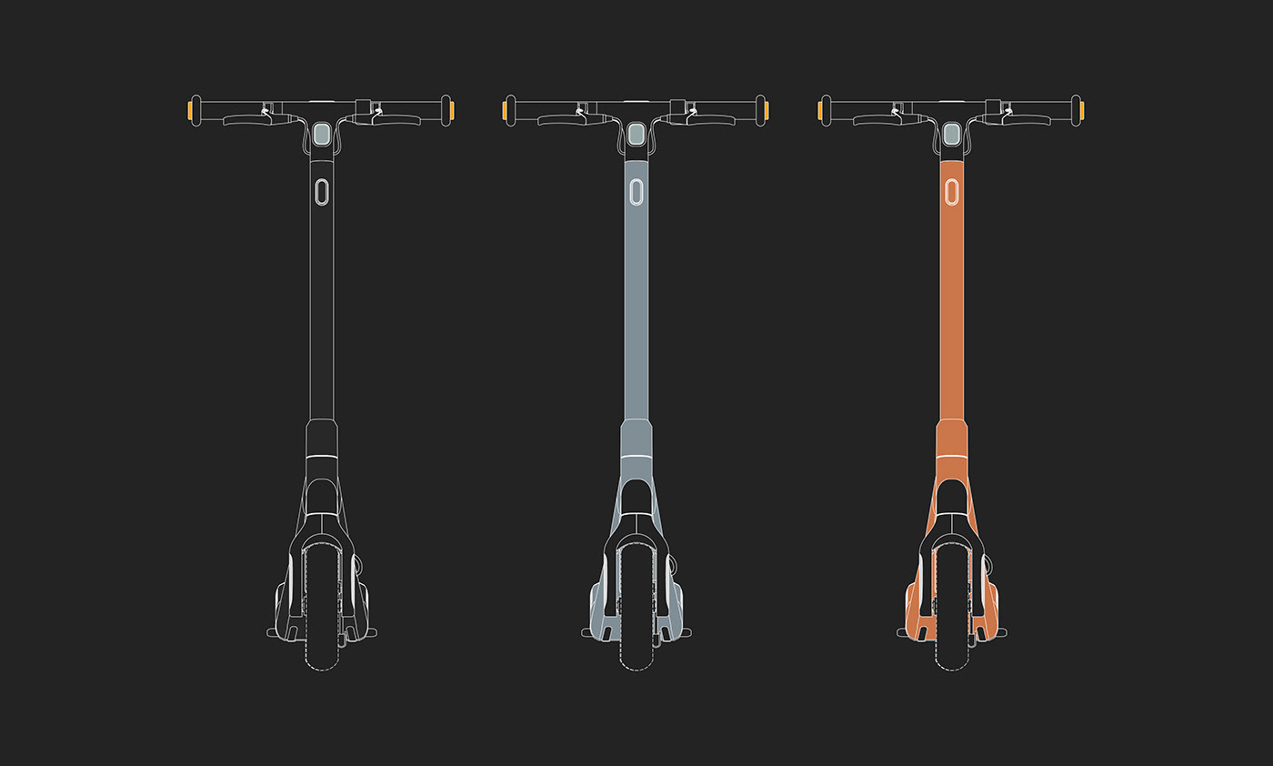 Nought.One，Electric scooter，product design，fashion，