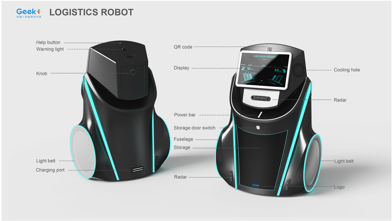 industrial design，product design，Portfolio production，Patrol robot，