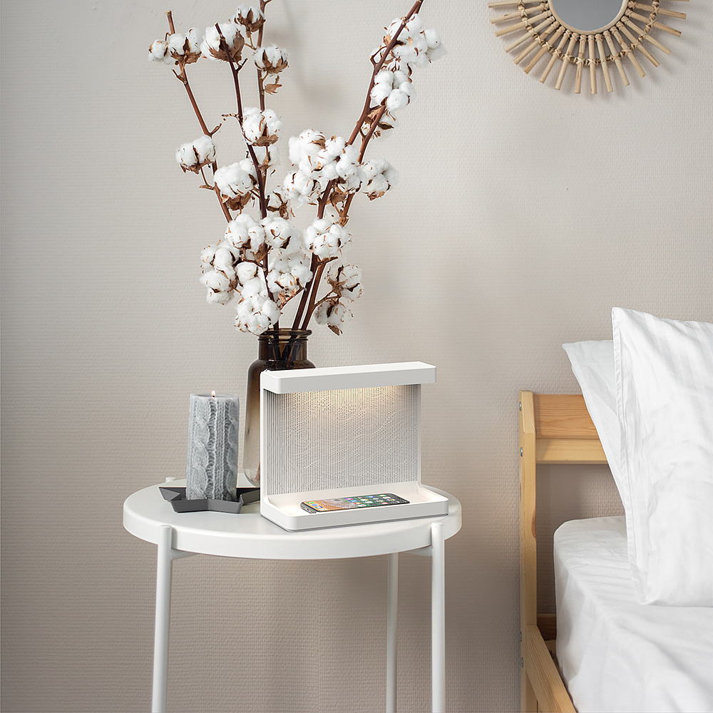 Bedside night light，Atmosphere lamp，Induction lamp，Cement night light，