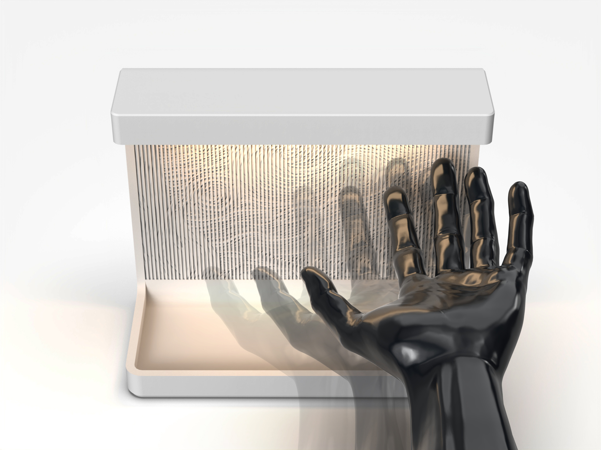 Bedside night light，Atmosphere lamp，Induction lamp，Cement night light，