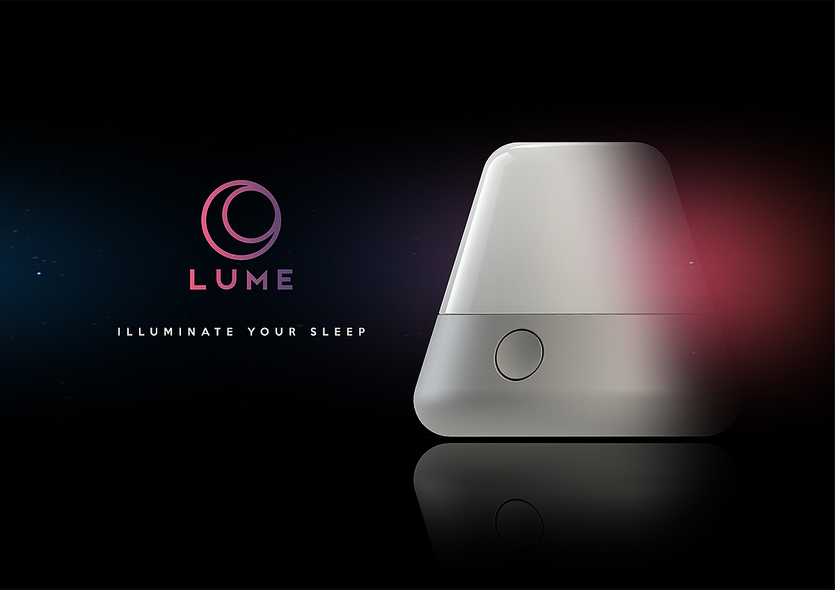 LUME，Sleep lamp，Wireless connection，Red light，Purkinje effect，