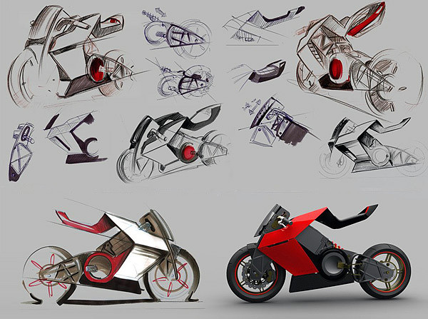 light，Motorcycle，automobile，Electric，product design，