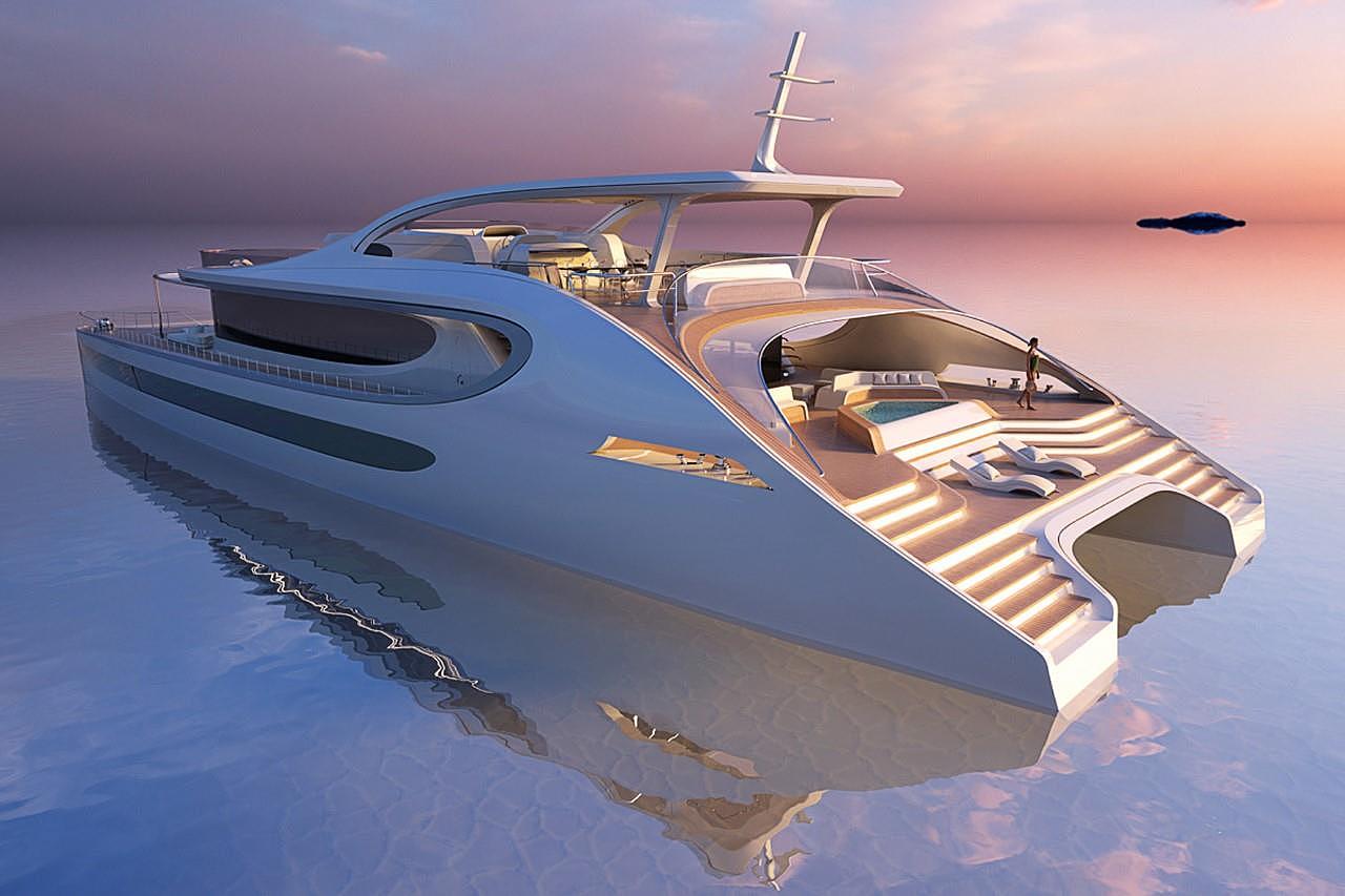 yacht，product design，sample reels，Appearance design，Cool，modern，