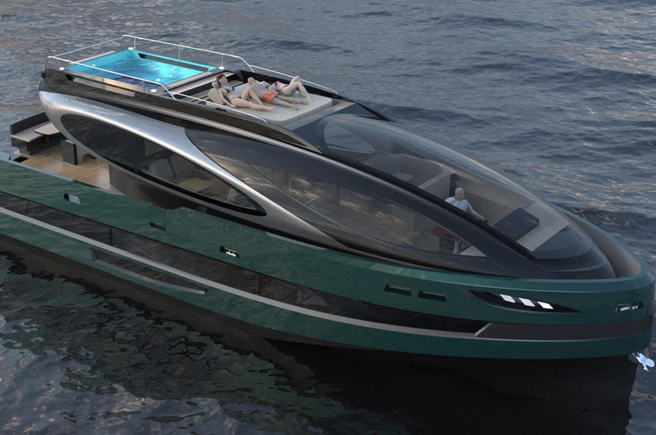 yacht，product design，sample reels，Appearance design，Cool，modern，