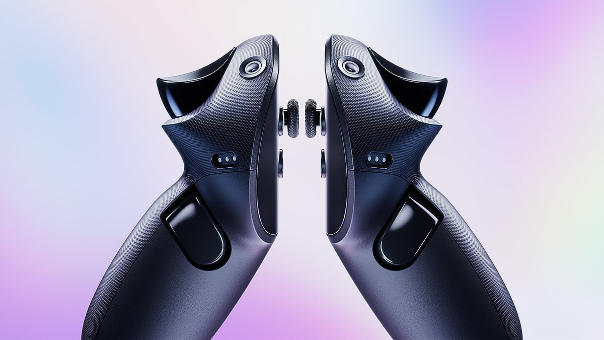 Appearance design，VR glasses，product design，Technology design，modern，game，Ergonomics，