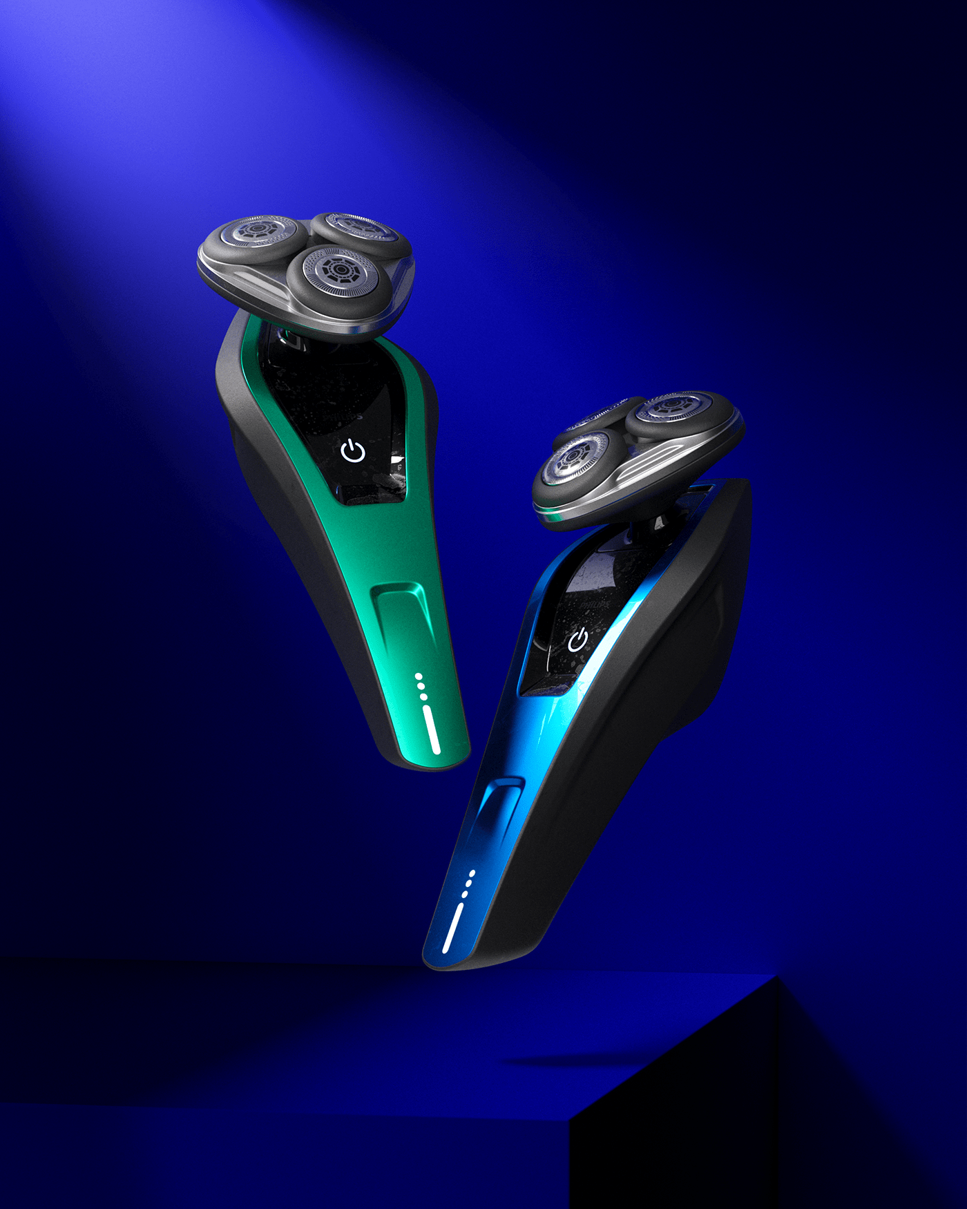 Philips，RAZOR，3d，Render，razor，