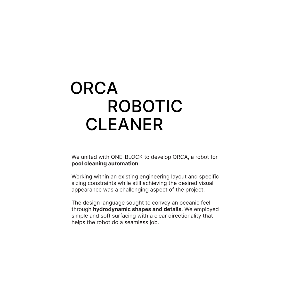 robot，clean，ORCA，Clarity，