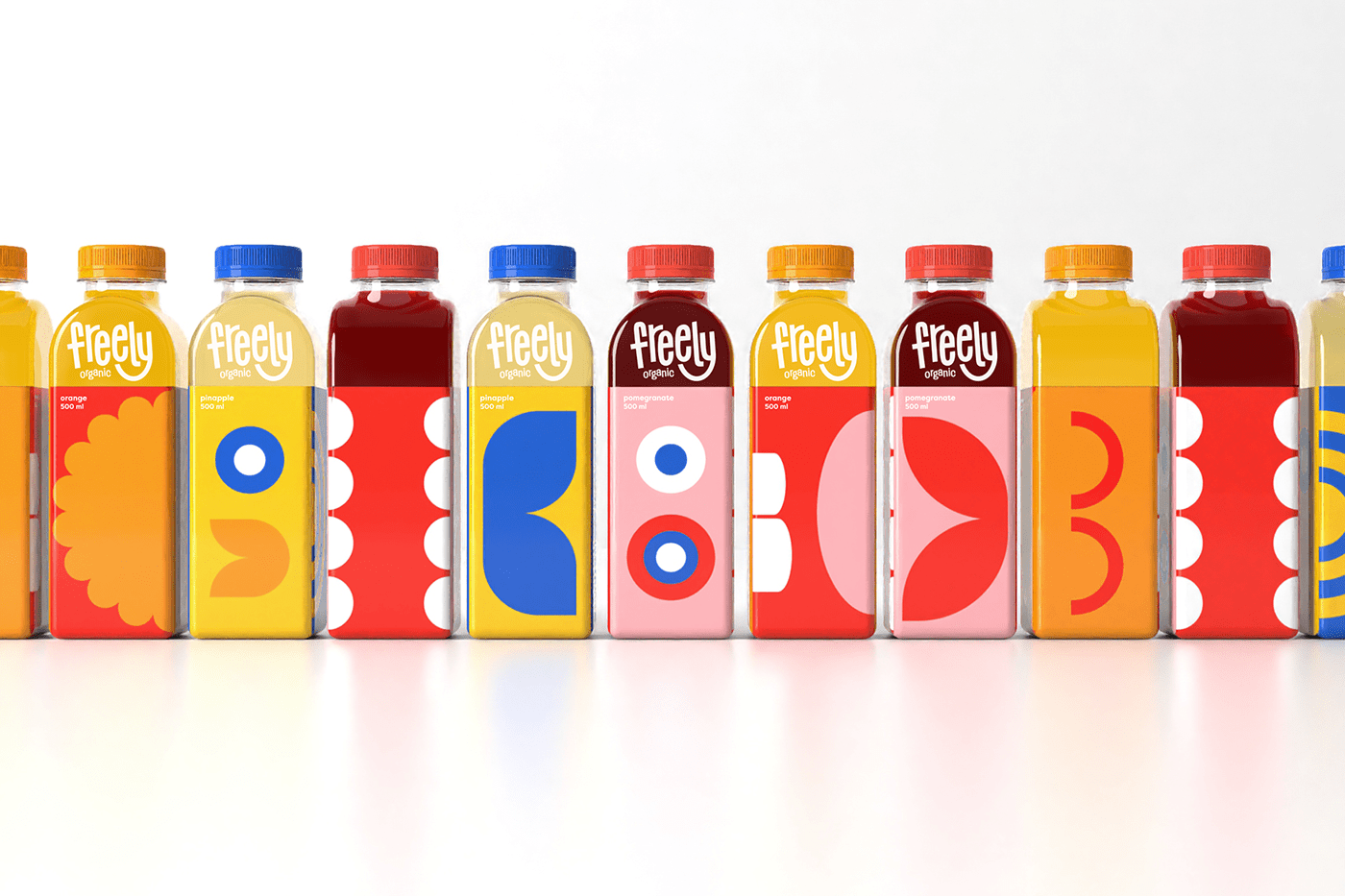 freely，Organic juice，product design，Appearance design，healthy，