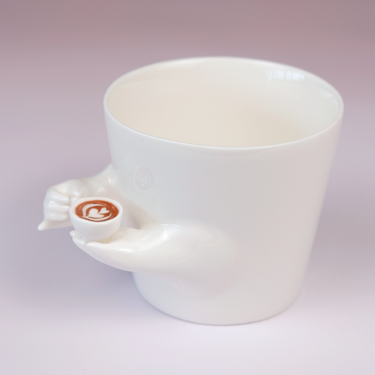 Ceramic cup，Galactic magnetic field，manual，Hold the cup in hand，