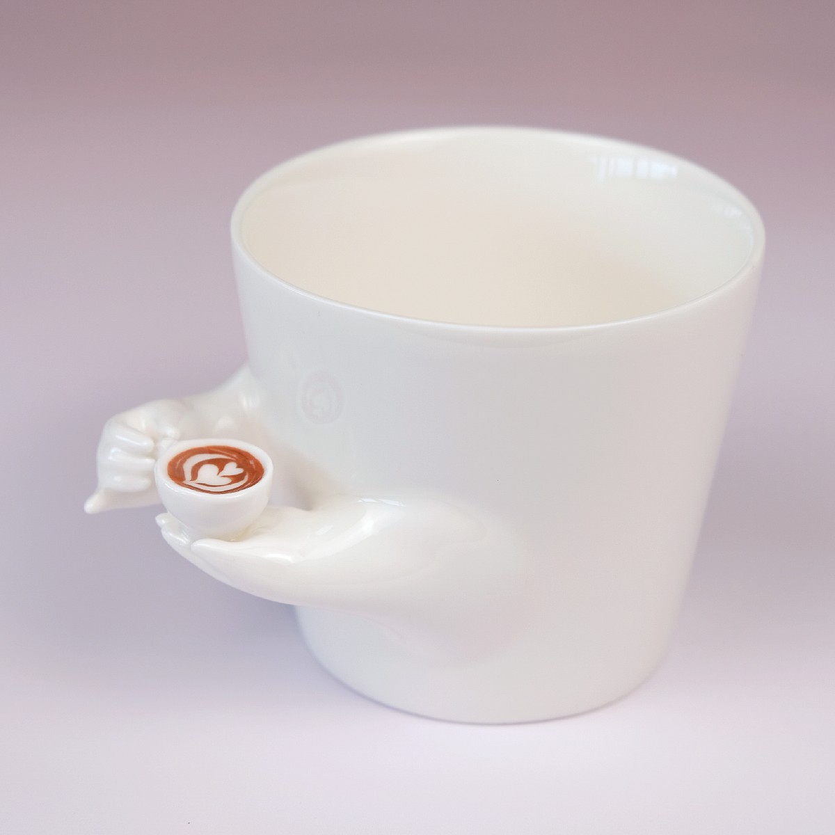 Ceramic cup，Galactic magnetic field，manual，Hold the cup in hand，