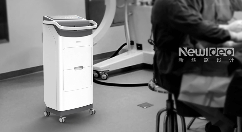 Medical design，Design of microwave ablation instrument trolley，Trolley design，Microwave ablation instrument，