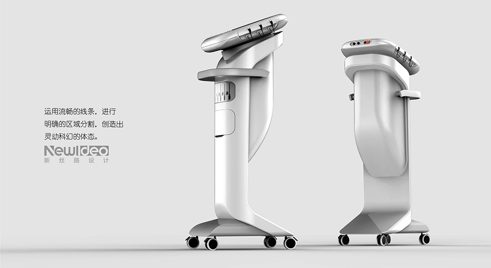 Medical equipment design，Trolley design，Design of laser therapeutic instrument，