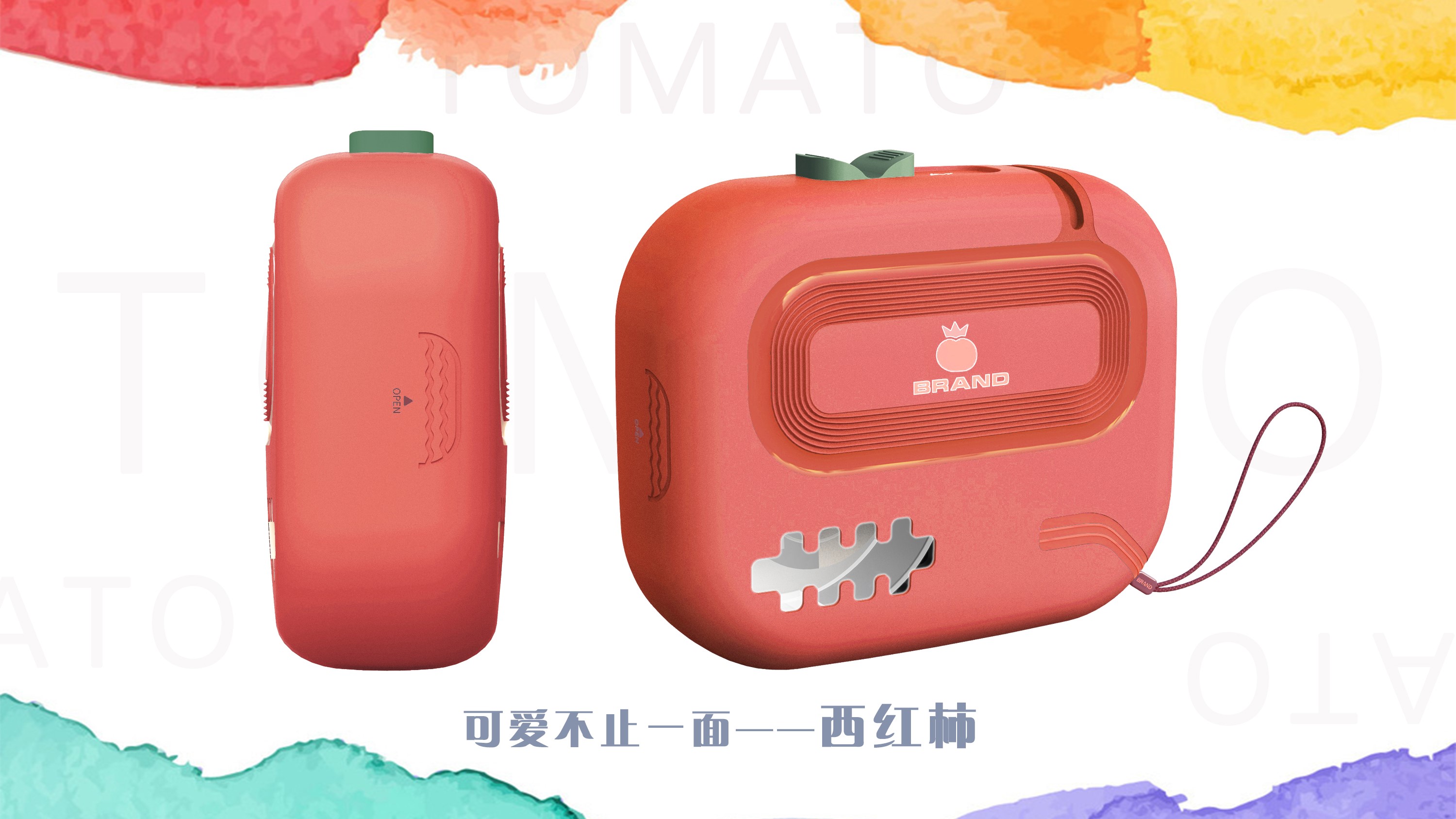 Note printer，Appearance design，bionics，Portable，