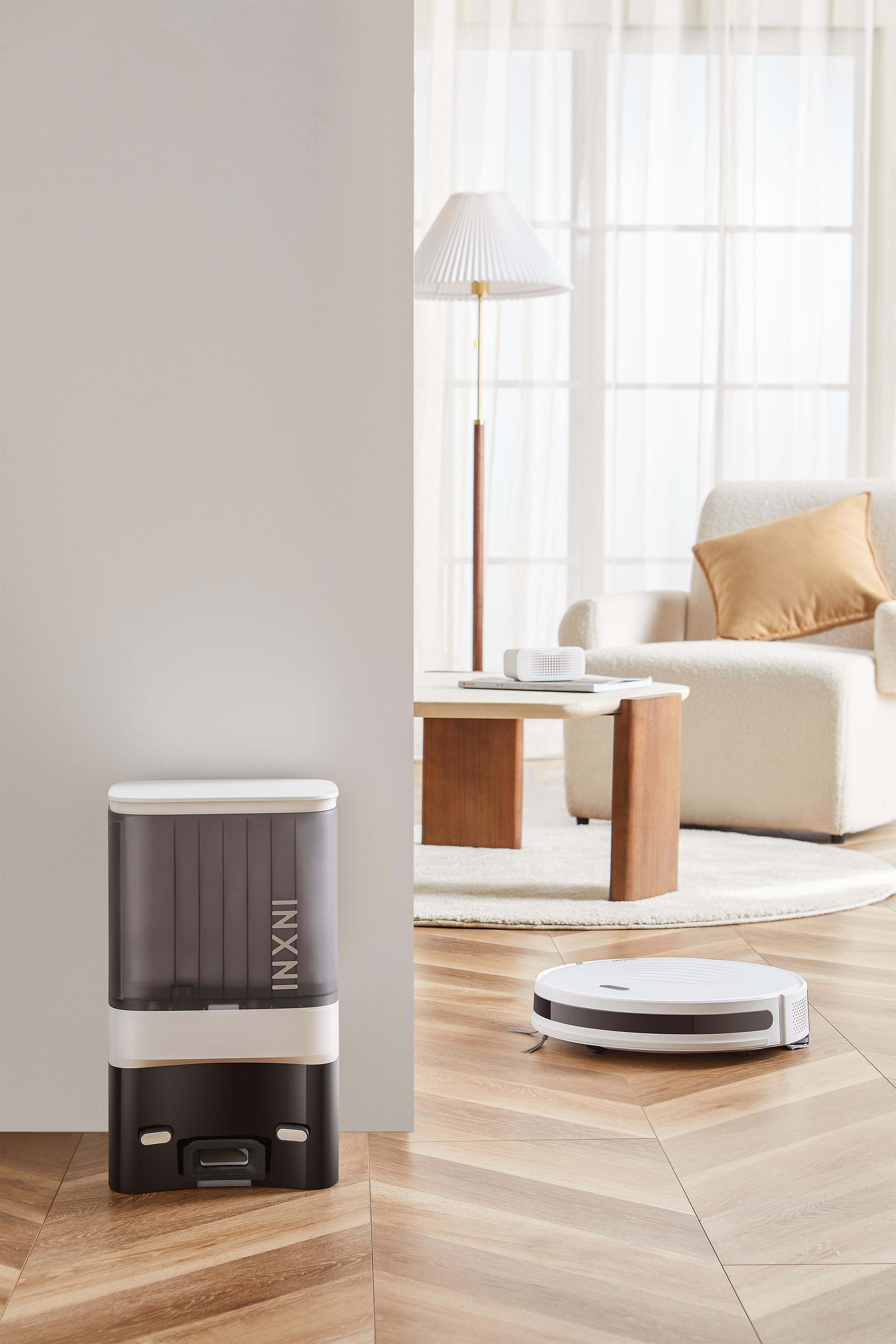 sweeping machine，Self-collecting dust，household electrical appliances，intelligence，Art of life，clean，indoor，Vacuum, sweep, mop the floor，