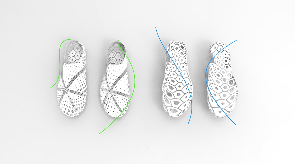 3D printing，motion，Soccer shoes，Parametric design，