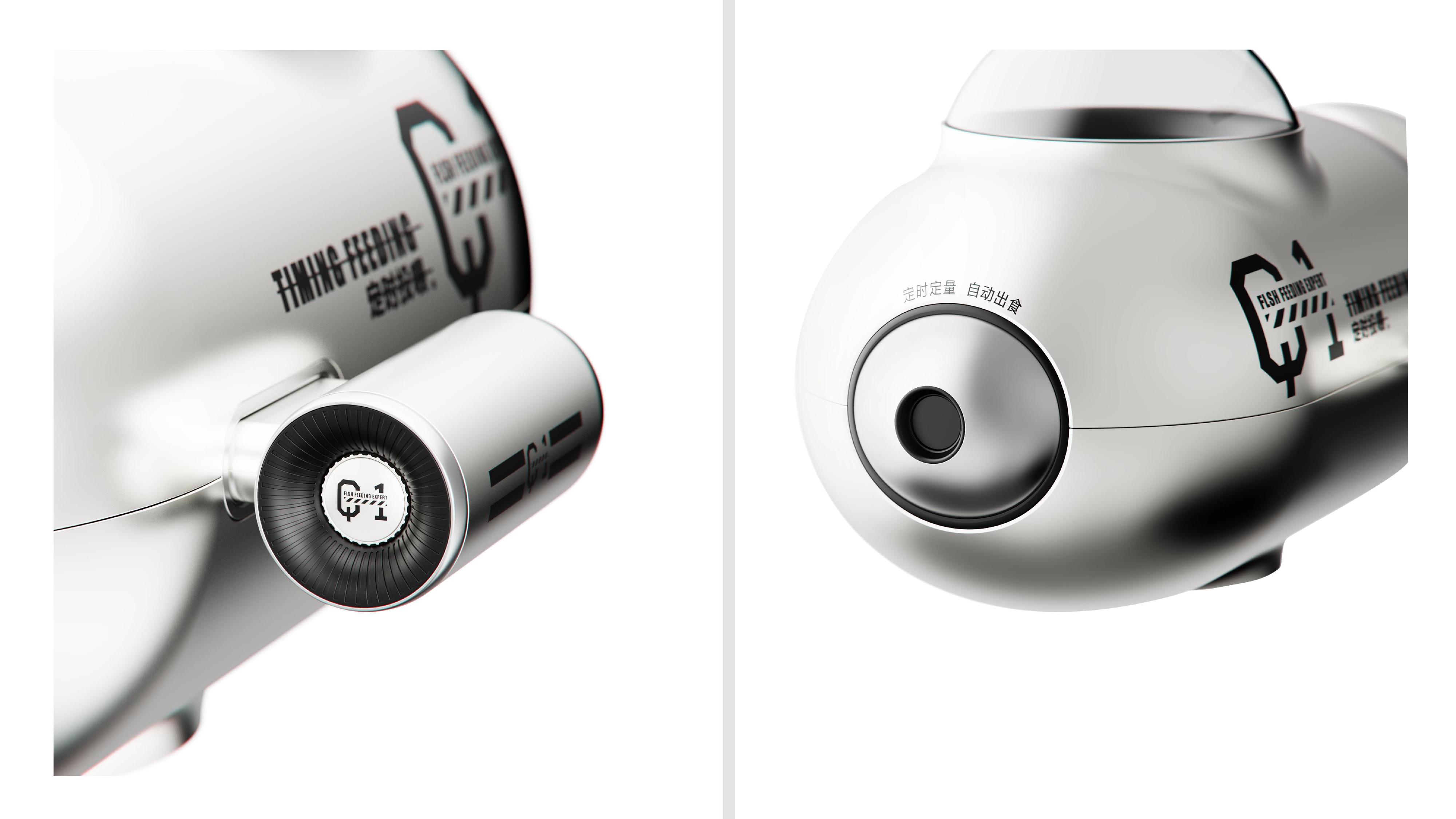 product design，industrial design，Keyshot rendering，sample reels，submarine，fish tank，Pets，