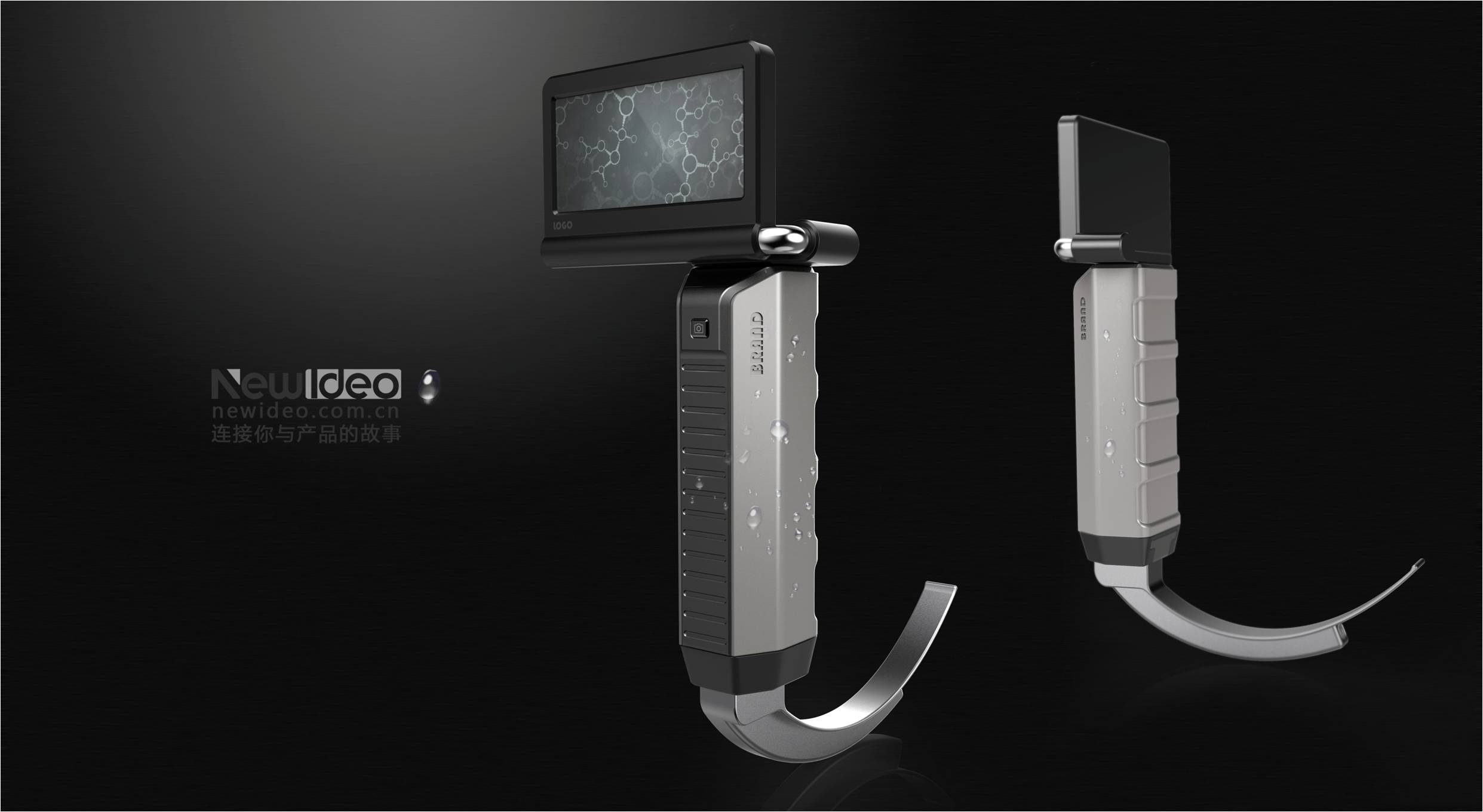 Medical product design，Medical equipment，Medical imaging，Design of electronic laryngoscope，