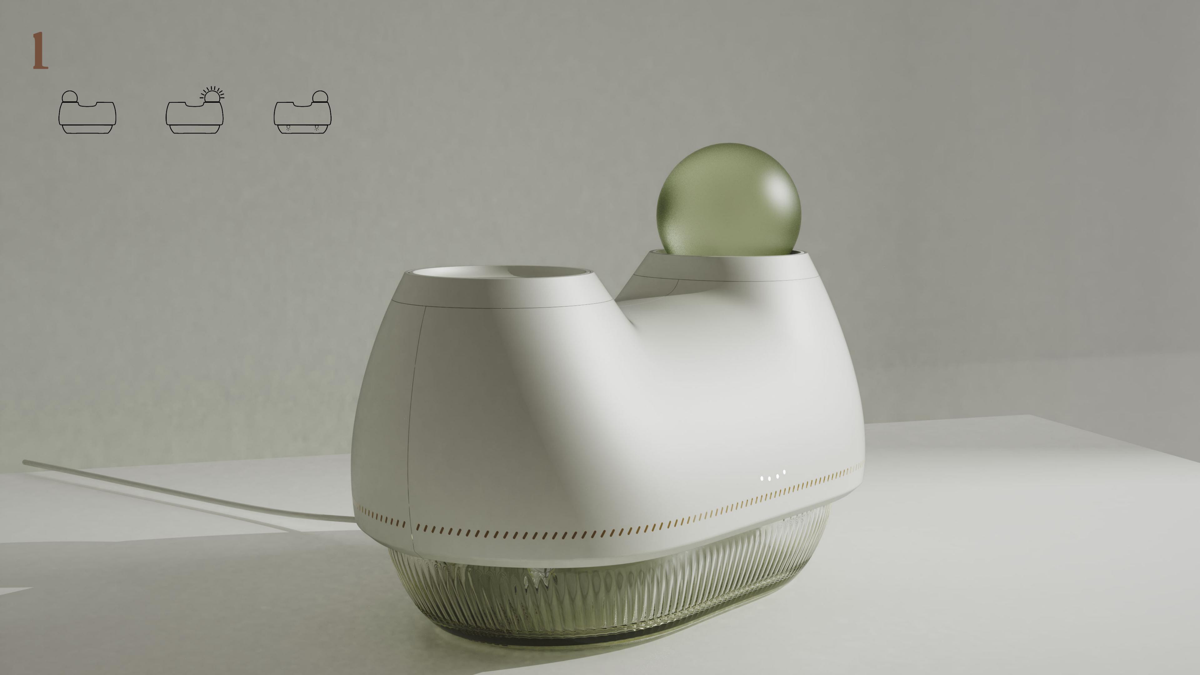 disinfect，Night light，ultraviolet rays，product design，Wool ball trimmer，