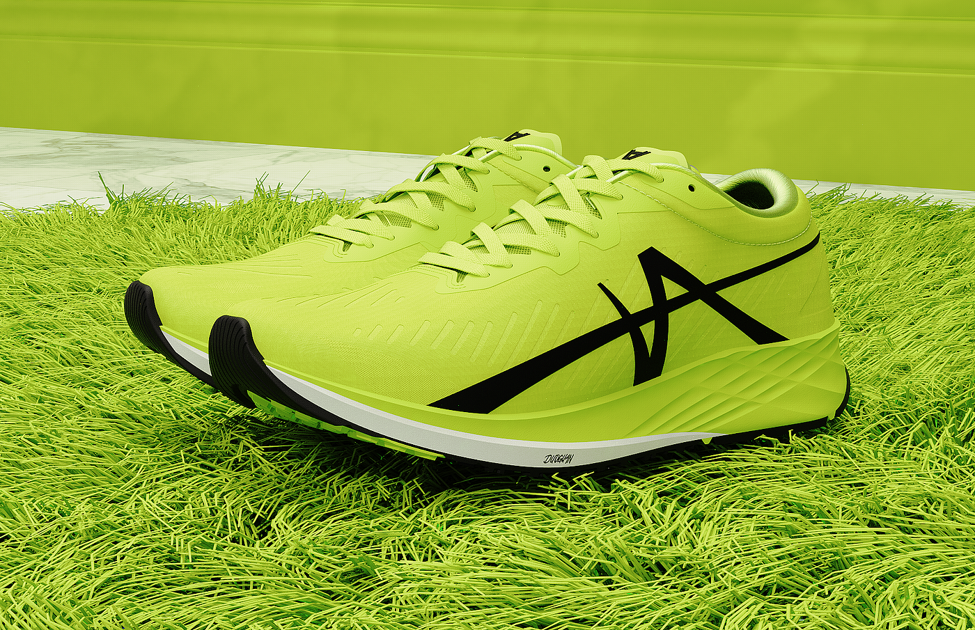 Running shoes, sports shoes, racing, outdoor，