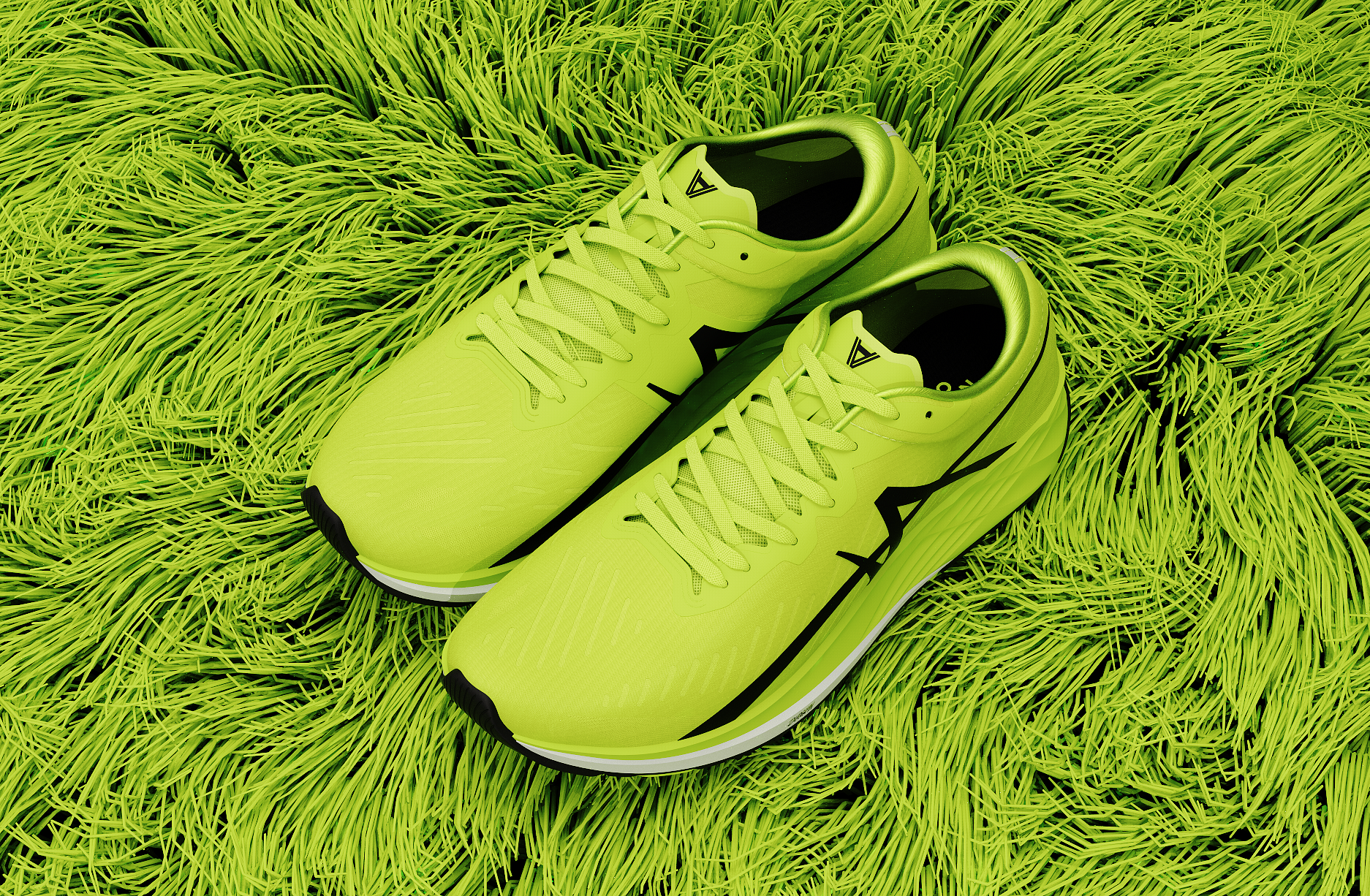 Running shoes, sports shoes, racing, outdoor，