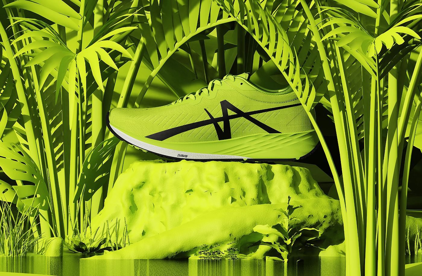 Running shoes, sports shoes, racing, outdoor，