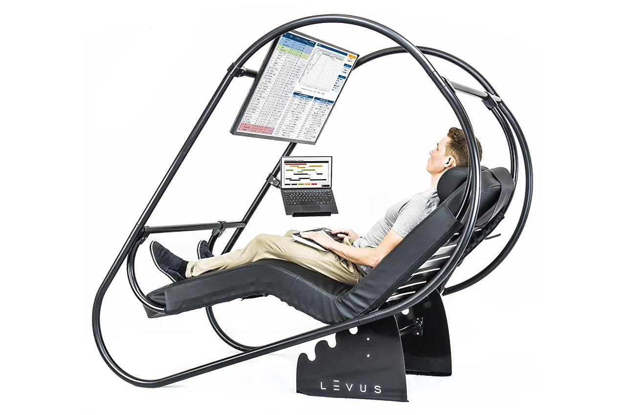 deck chair，product design，Zero gravity，workstation，