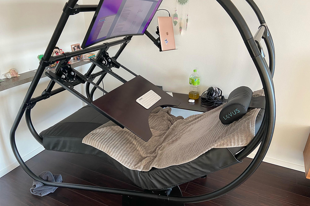 deck chair，product design，Zero gravity，workstation，