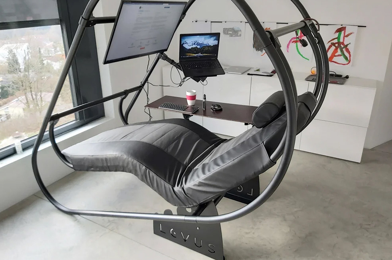 deck chair，product design，Zero gravity，workstation，
