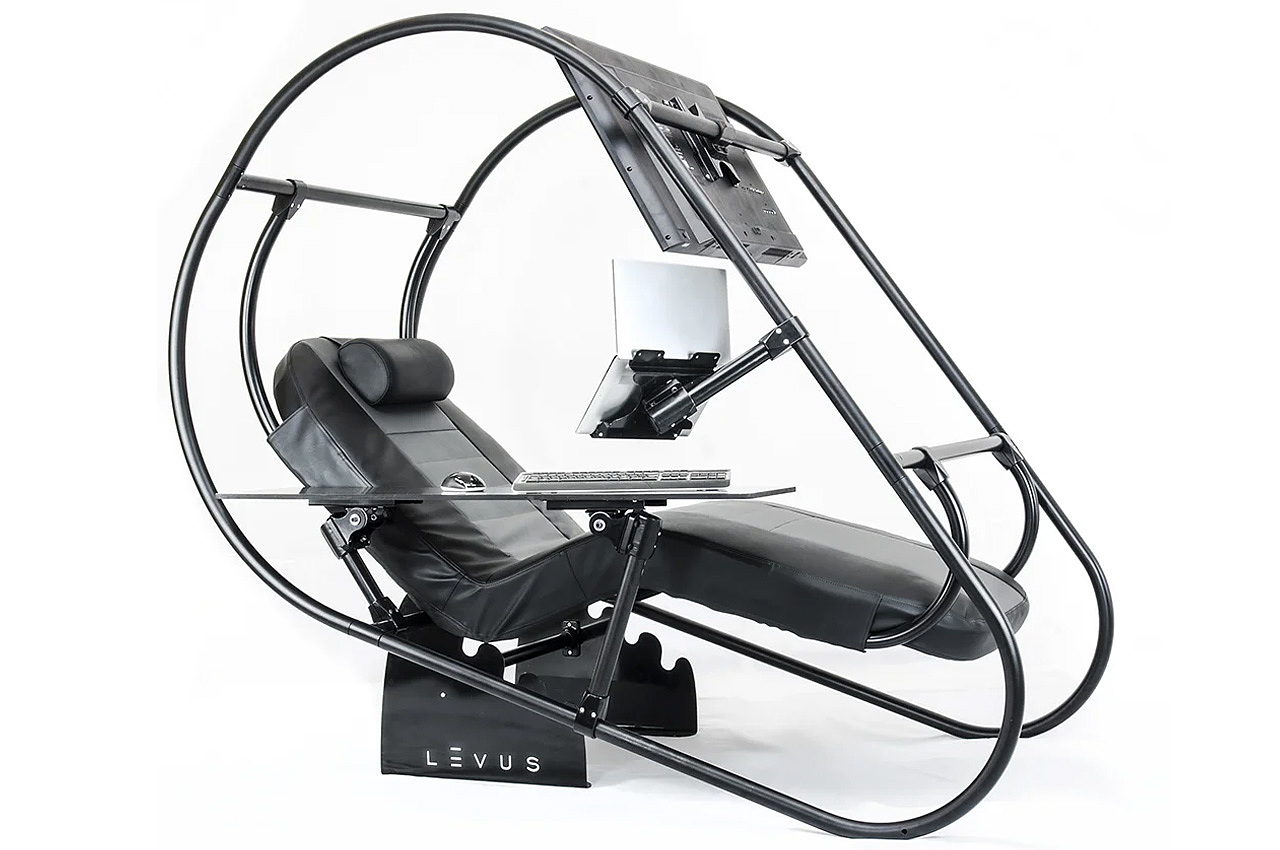 deck chair，product design，Zero gravity，workstation，