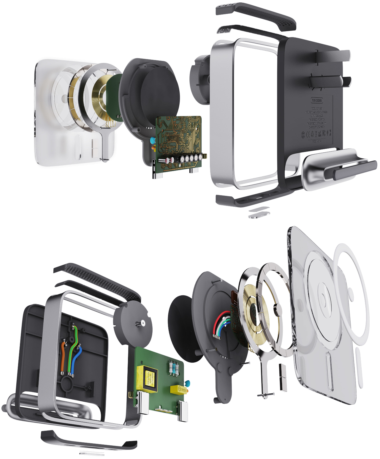 wireless charger ，magnetic，product design，tool，