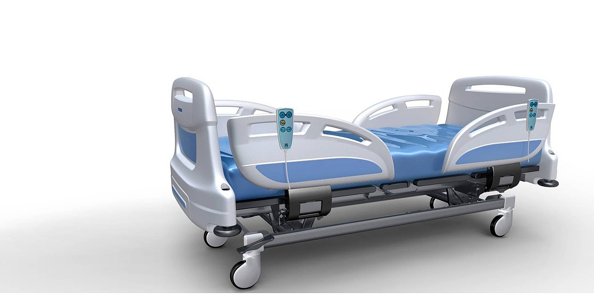 Appearance design，Structural design，industrial design，Medical bed guard plate，